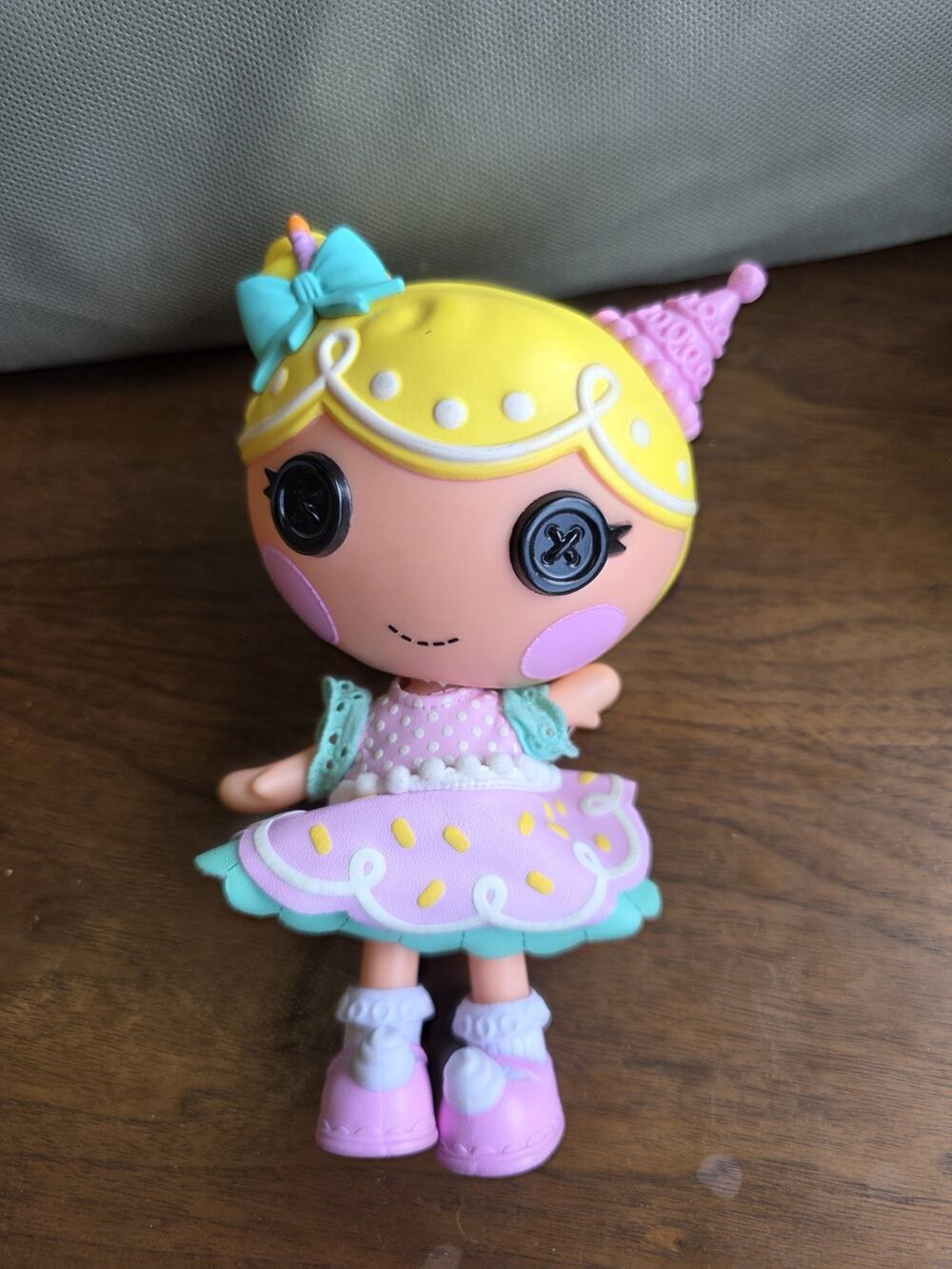 Lalaloopsy 7" Celebration Candle Wishes Slice O Cake Doll Little Sister 2014